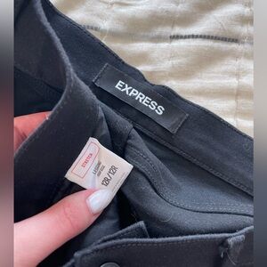 Express 12 R skinny jeans with ripped knees